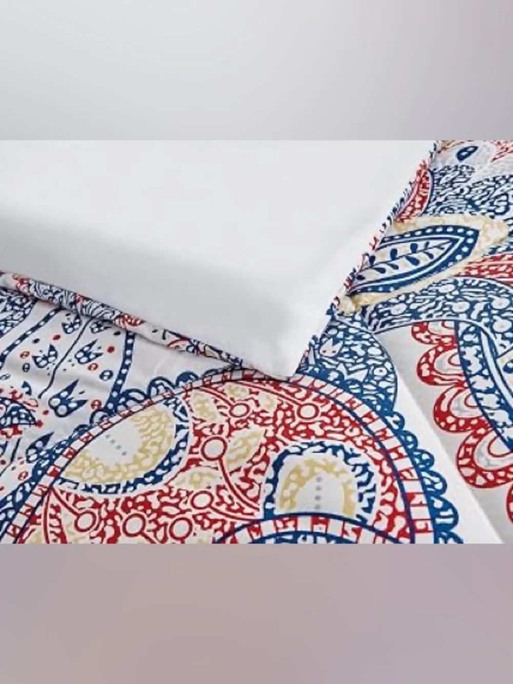 Paisley Print king 3 piece comforter set